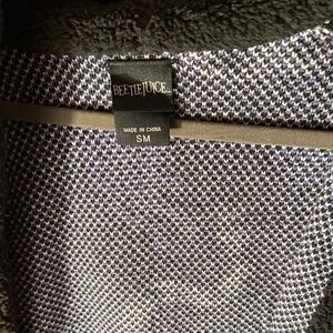 Beetlejuice Black and White Patterned Skirt